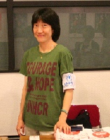 「エイズは遠い国の話ではない」と日本UNHCR協会の中村さん