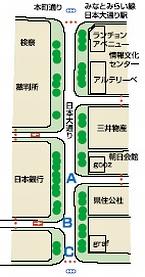 横浜カーフリーデー2005の会場地図