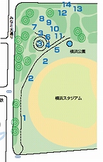 横浜カーフリーデー2005の会場地図