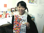 この北仲オープンのパンフレットをデザインした加藤朋子さん